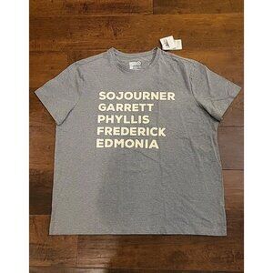 Black‎ History Month Historical Names Short Sleeve T-Shirt Sz XXL Truth Morgan